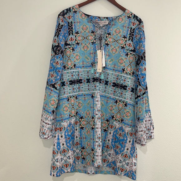 NWT Nanette Lepore “Tapestry” Swim Cover-Up Tunic Dress - Picture 3 of 13